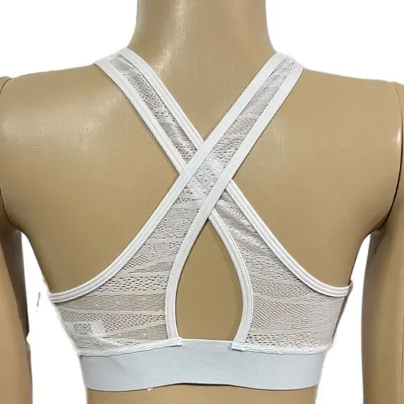 Victorias Secret The Player Unlined Racerback Sport Bra Medium Support bra white - Picture 7 of 7